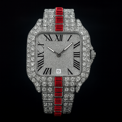 18K Miami Watch – Luxury Stainless Steel Timepiece | DAILY DRIPZ