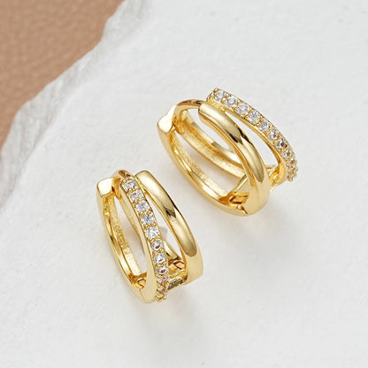 Trendy Zircon Earrings