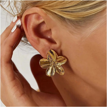 2PC Trendy Flower Earrings